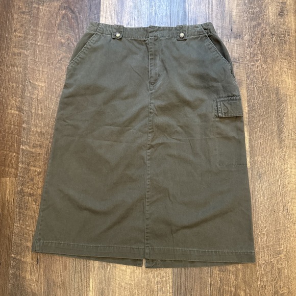 Carolina Blues Dresses & Skirts - Carolina Blues Women's Green Size 12 Cargo Skirt Vintage‎